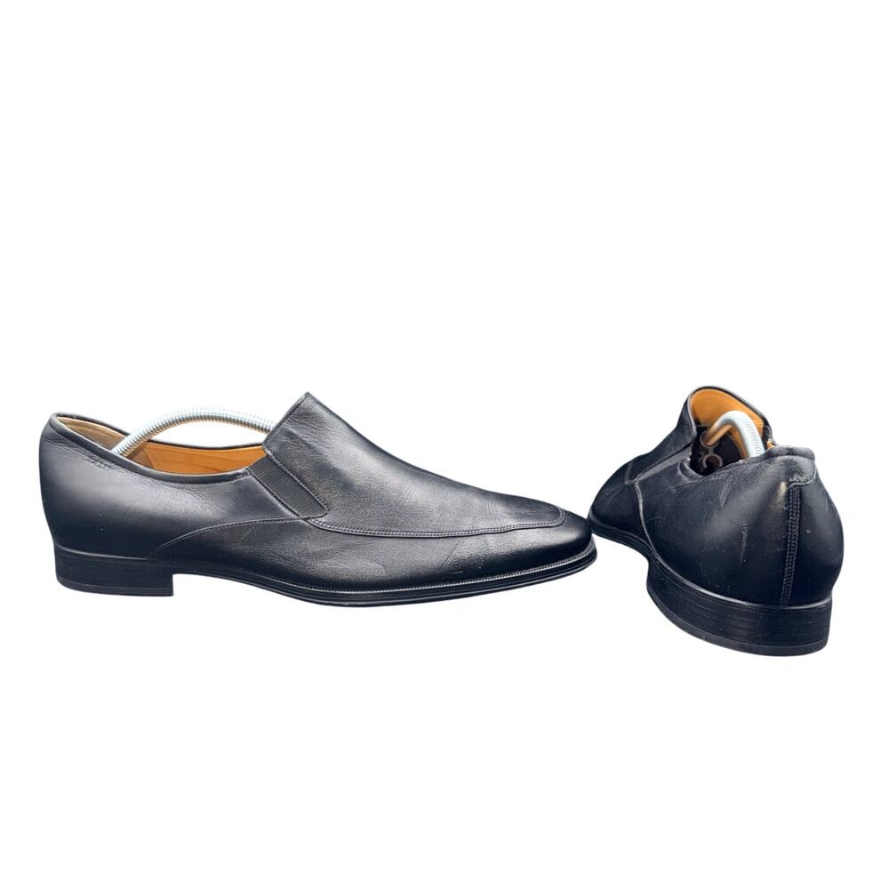 Bally Thor 130 Black Leather Slip On Loafers Men’s US 8.5 D EU 7.5 Switzerland